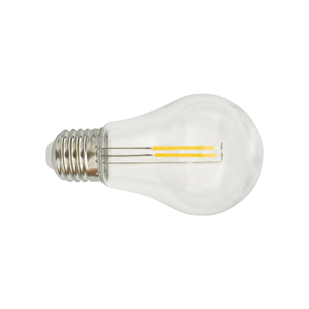 EGB LED Filament Glühbirne A60 E27 2W 190lm 2700K klar IP44 - WeihnachtsladenEGB