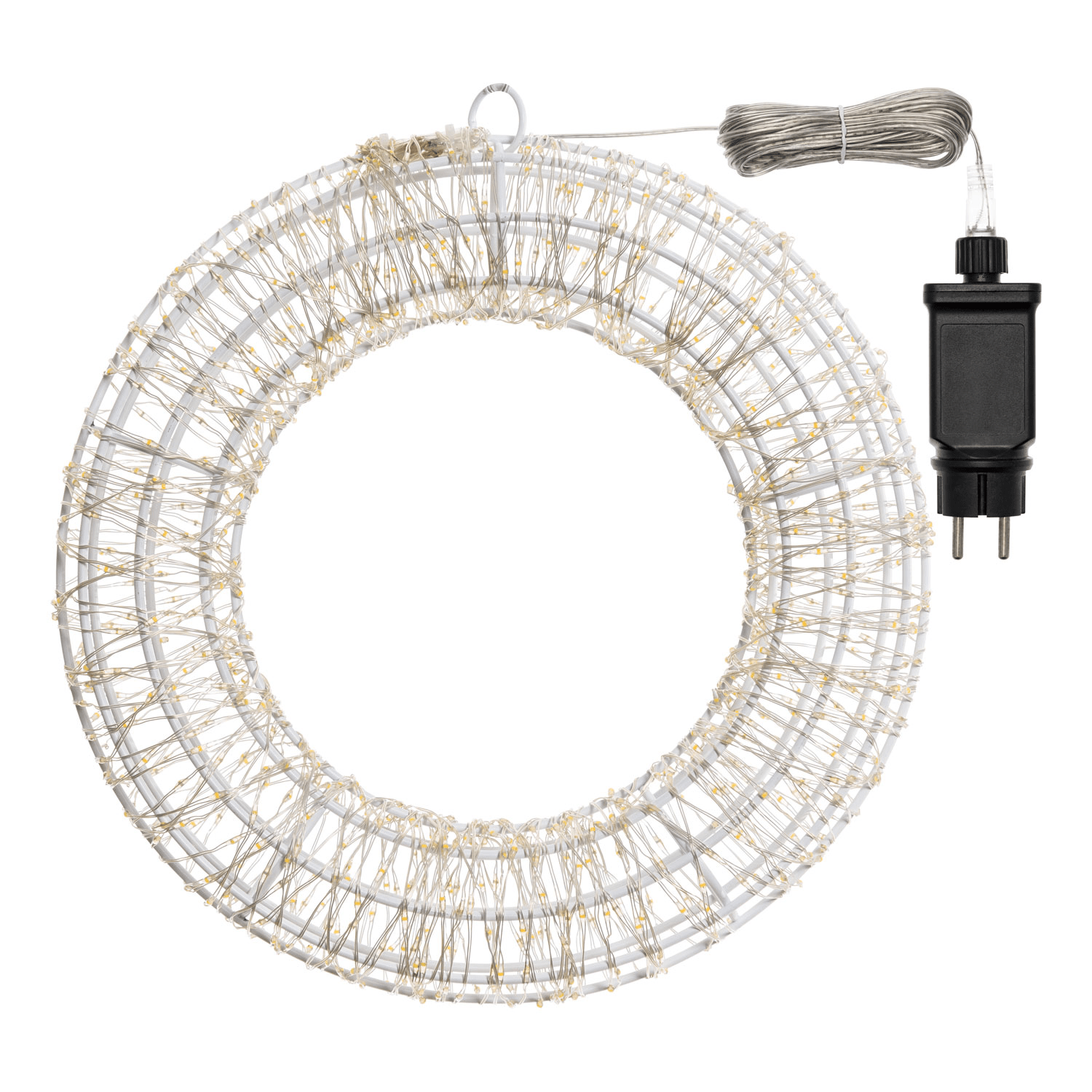 LED - 3D - Metall - Kranz - WeihnachtsladenLotti