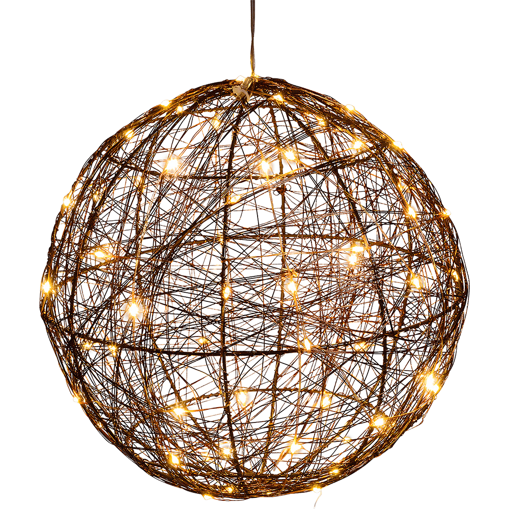 LED - 3D - Metall - Kugel - WeihnachtsladenLotti