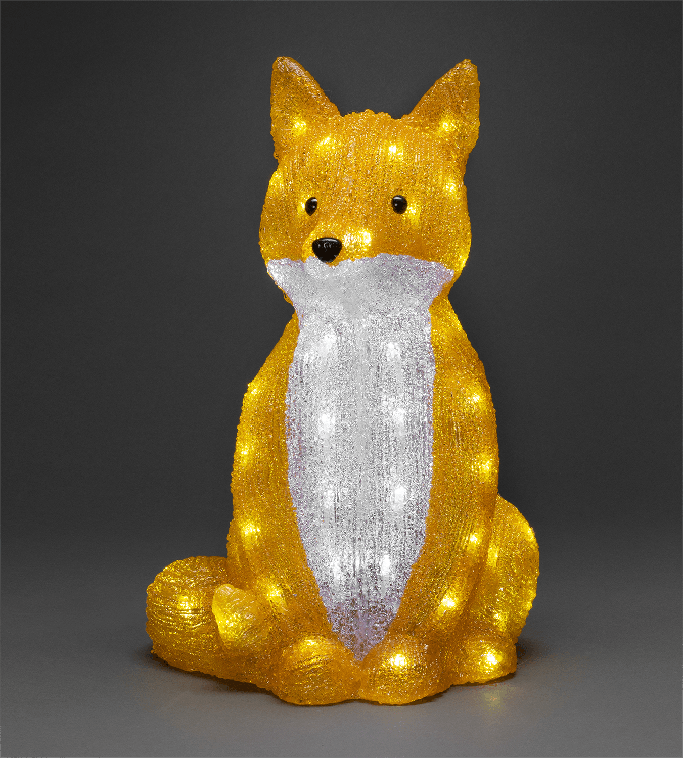 LED Acryl Fuchs mit warmweißen LEDs - WeihnachtsladenKonstsmide