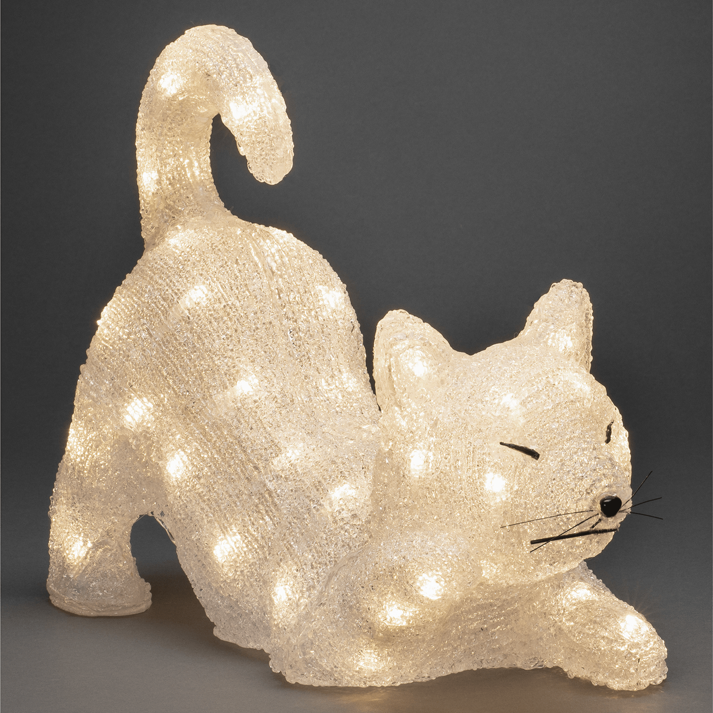 LED - Acryl - Katze - WeihnachtsladenKonstsmide