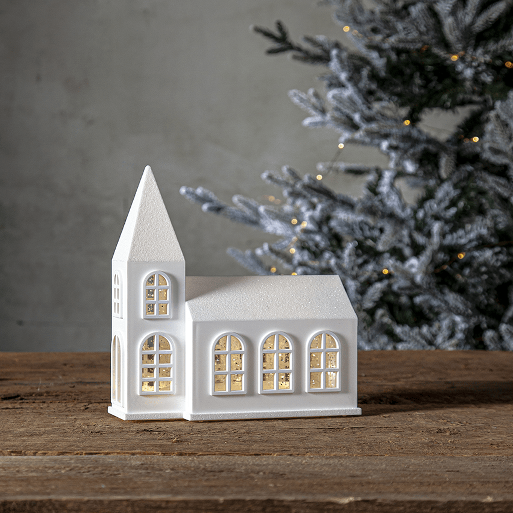 LED - Kirche 'Vinter' - WeihnachtsladenStar Trading