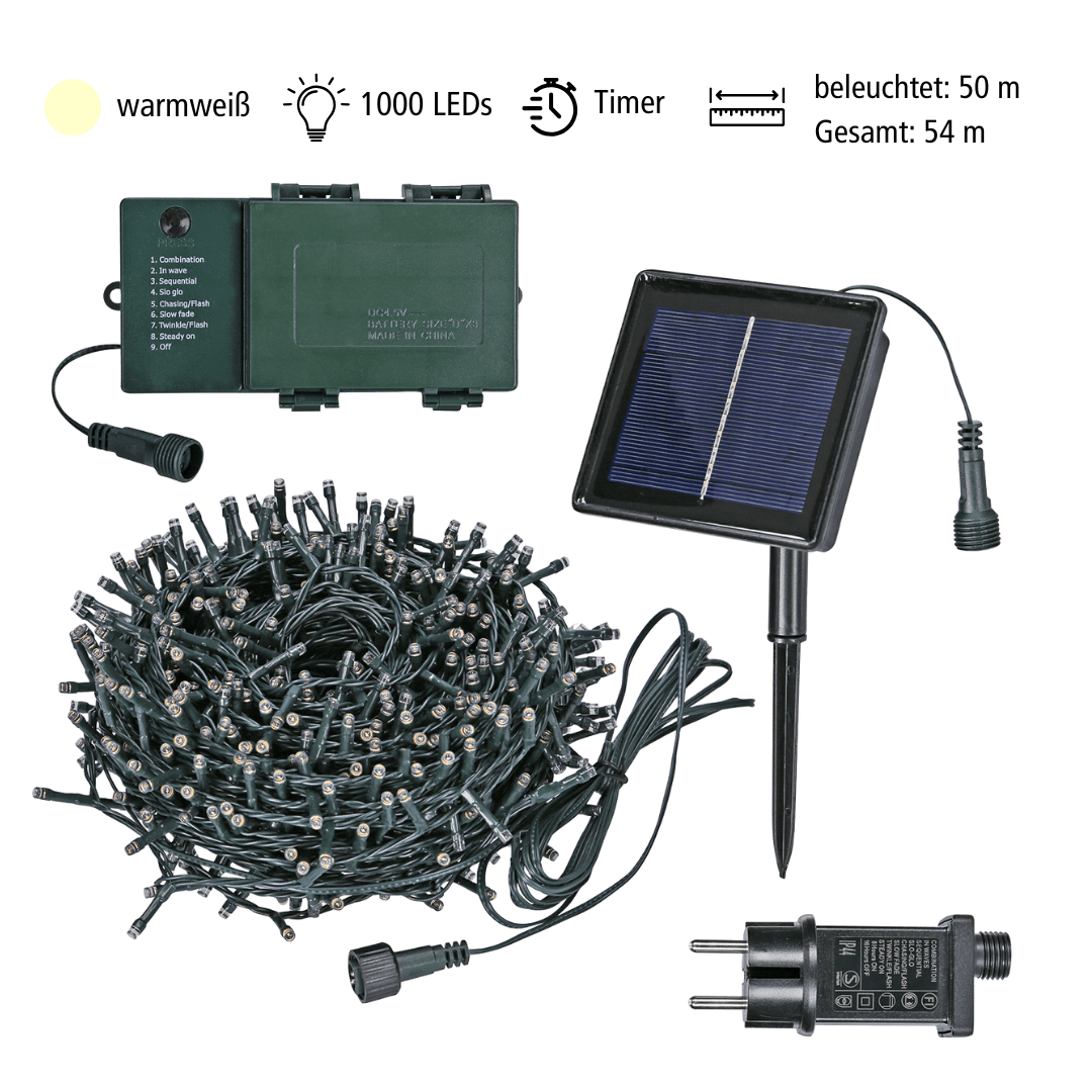 LED Lichterkette 1000 ww LED - WeihnachtsladenLotti