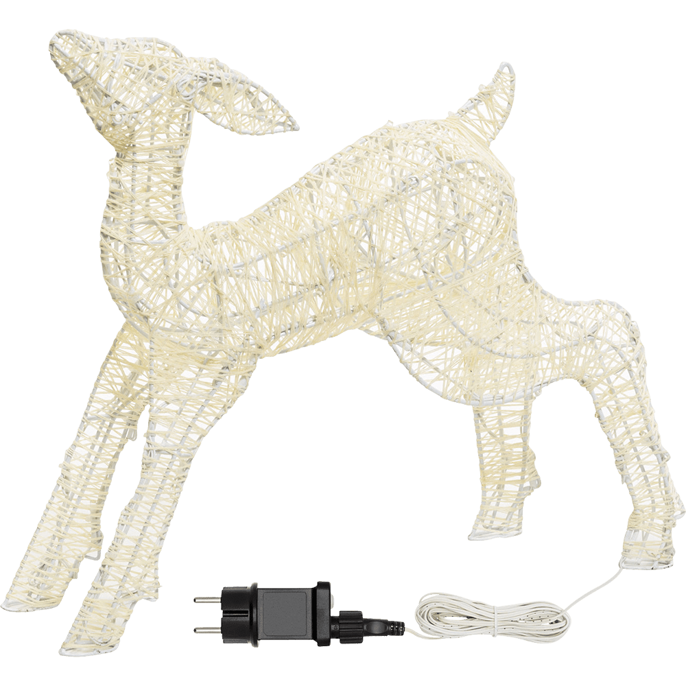 LED - Metall - Rentierkalb - WeihnachtsladenLotti