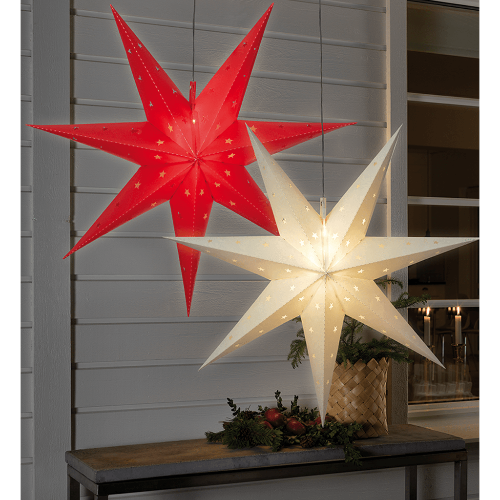 LED - Outdoor - Stern 'Alice' rot - WeihnachtsladenStar Trading