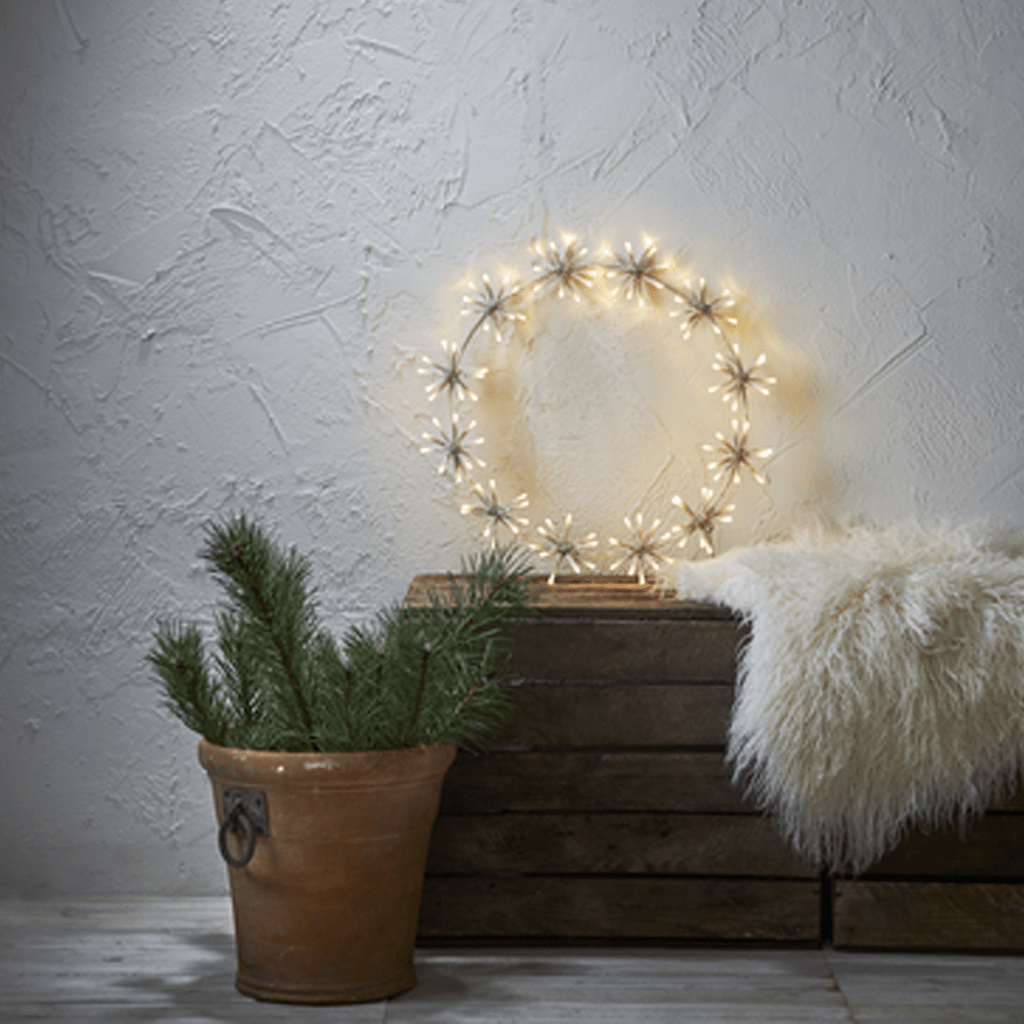 LED - Silhouette 'Flower Ring' - WeihnachtsladenStar Trading