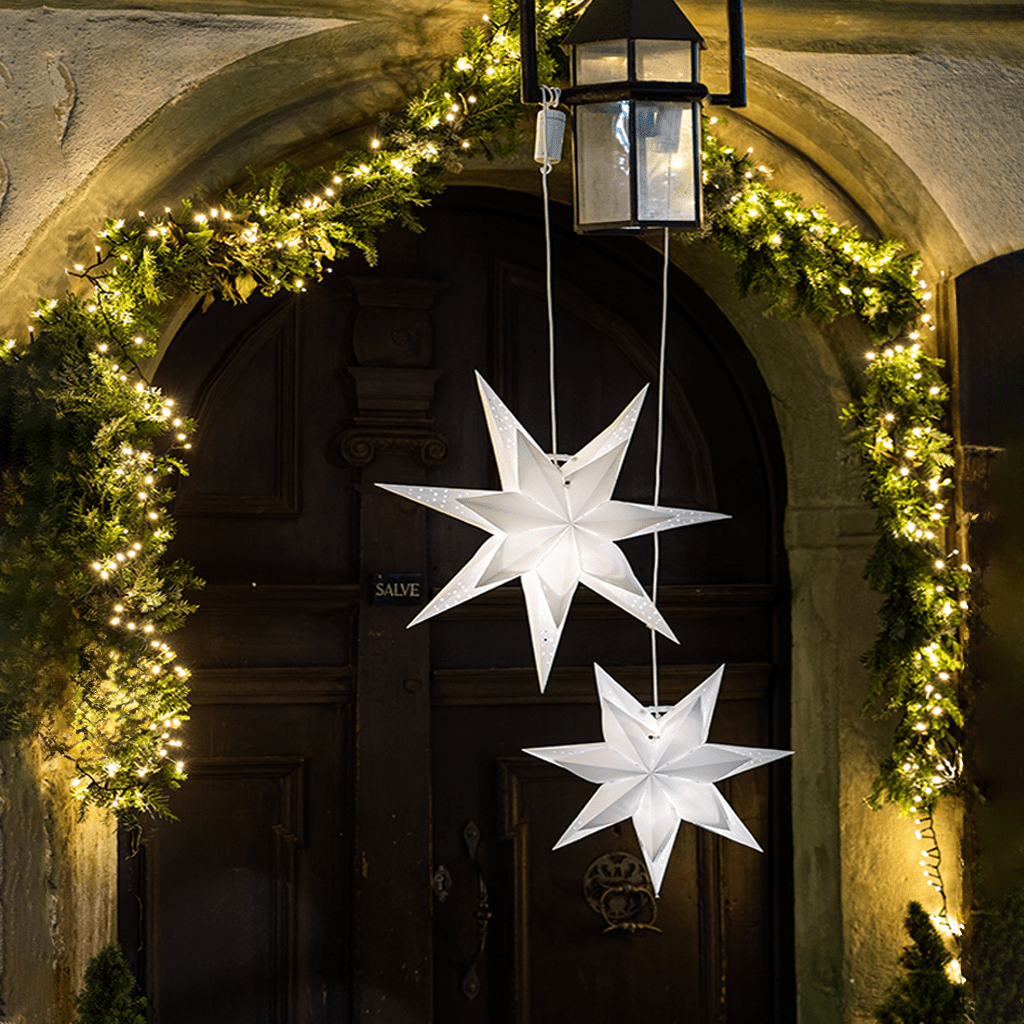 LED Stern doppellagig 63cm außen - Weihnachtsladenhellum