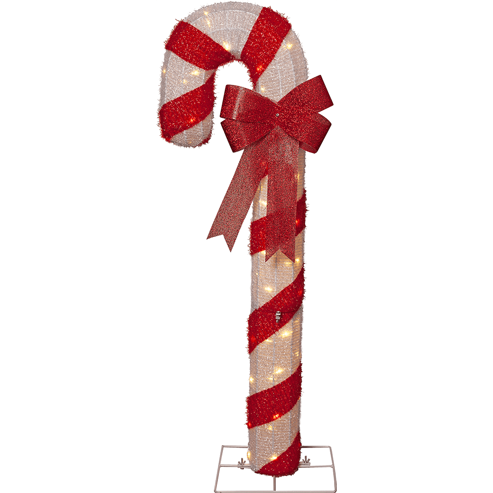 LED - Zuckerstange 'Candycane' 120cm - WeihnachtsladenStar Trading